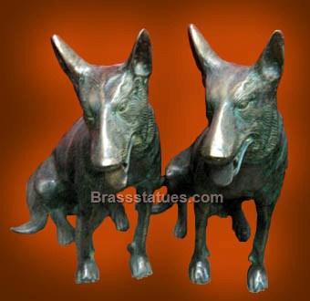 Brass Wolf Dogs