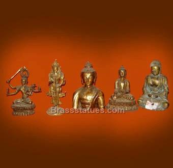 Nepali Pure Gold Used Statues