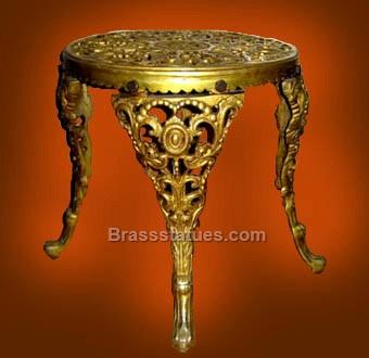 Brass Round Table