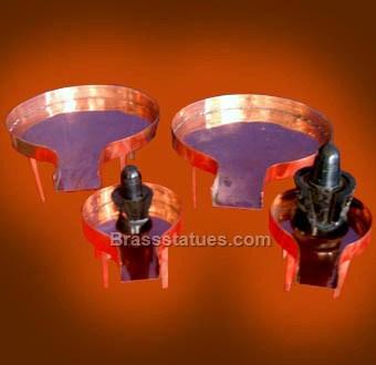 Copper Pooja Abhesheek Trays